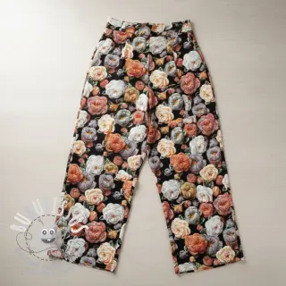 Viscose RAYON POPLIN Knitted design F digital print