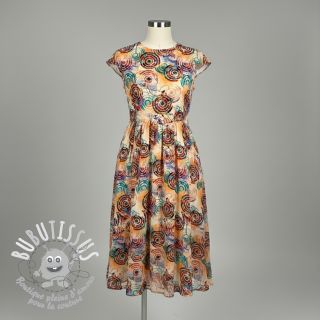 Viscose RAYON POPLIN Feathers design D digital print