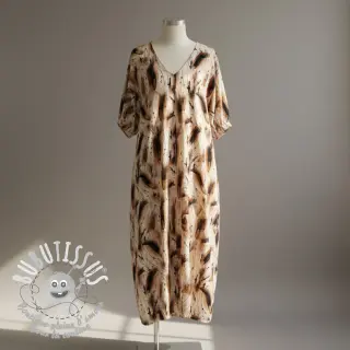 Viscose RAYON POPLIN Diverse graphics design F digital print
