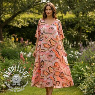 Viscose STRETCH Somer design B digital print