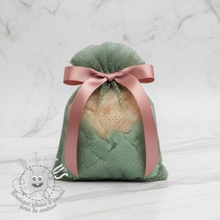 Tulle pour jupe tutu ROYAL SPARKLE old green gold