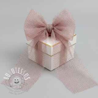 Tulle pour jupe tutu ROYAL SPARKLE old blush gold