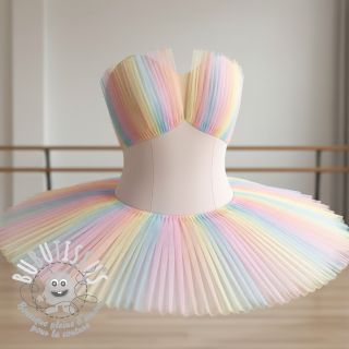 Tulle pour jupe tutu ROYAL Rainbow multicolor