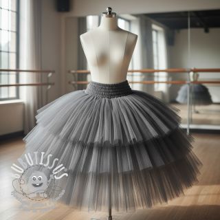 Tulle pour jupe tutu dark grey 160 cm