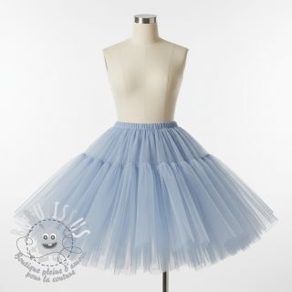 Tulle pour jupe tutu baby blue 160 cm