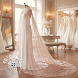 Tulle pour jupe tutu ROYAL SPARKLE rose gold