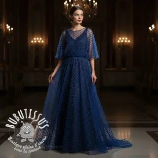 Tulle pour jupe tutu SPOT cobalt