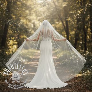 Tulle pour jupe tutu off white 160 cm