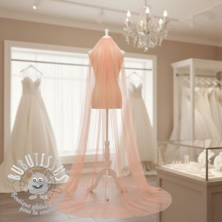 Tulle pour jupe tutu apricot 160 cm