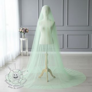 Tulle pour jupe light mint 160 cm