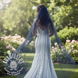 Tulle pour jupe navy 160 cm