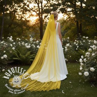 Tulle pour jupe yellow 160 cm