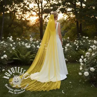 Tulle pour jupe yellow 160 cm