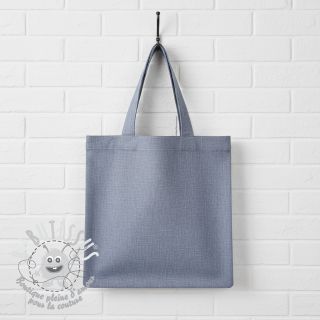 Tissu mélange lin et cotton Lico navy