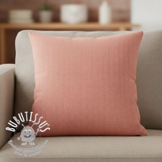 Tissu mélange lin et cotton Fishbone salmon