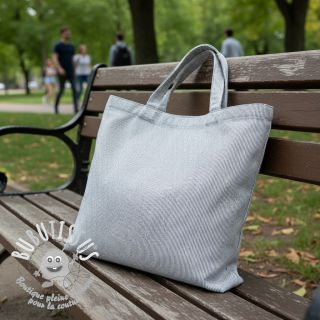 Tissu mélange lin et cotton Lira mini stripe jeans