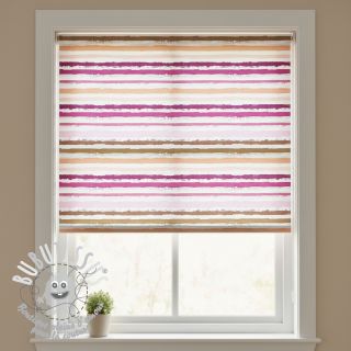 Tissu coton Big stripes Snoozy old pink