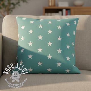 Tissu coton Stars fresh sage