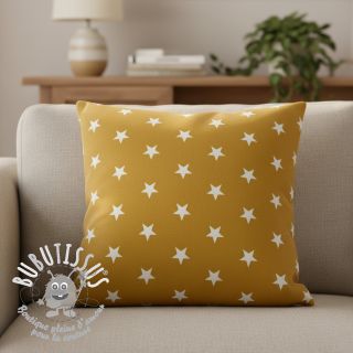 Tissu coton Stars ochre