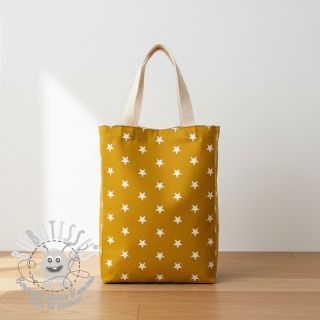 Tissu coton Stars ochre