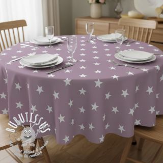 Tissu coton Stars lilac
