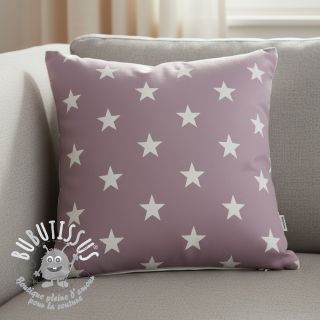 Tissu coton Stars lilac