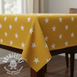 Tissu coton Stars yellow