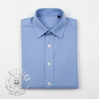 Tissu Popeline de coton dark sky blue