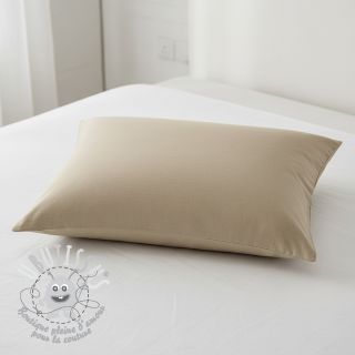 Tissu Popeline de coton light brown