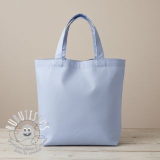 Tissu Popeline de coton light blue lavender