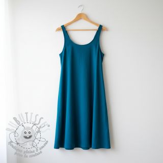 Tissu Popeline de coton ocean blue