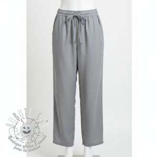 Tissu Popeline de coton metal grey