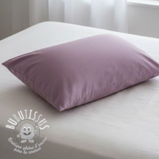 Tissu Popeline de coton rose wood