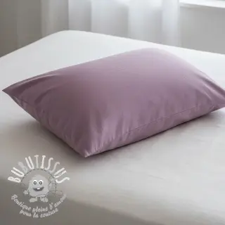 Tissu Popeline de coton rose wood