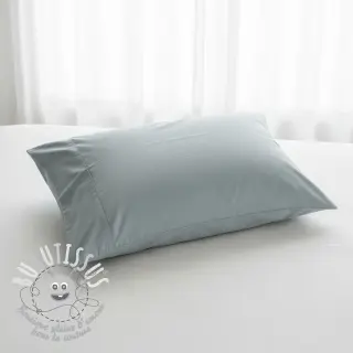 Tissu Popeline de coton pale turquoise