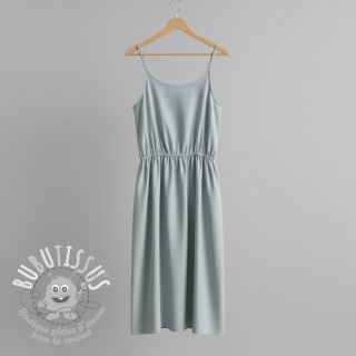 Tissu Popeline de coton pale turquoise