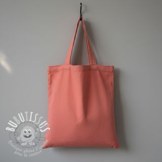 Tissu Popeline de coton dark coral