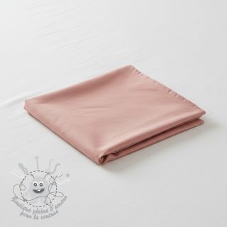 Tissu Popeline de coton dark rose