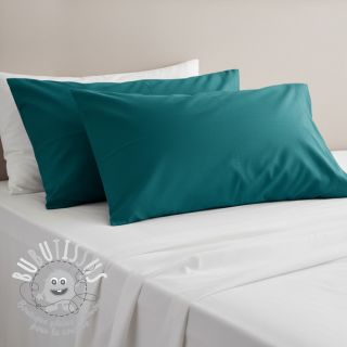 Tissu Popeline de coton forest petrol