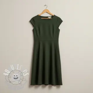 Tissu Popeline de coton army green