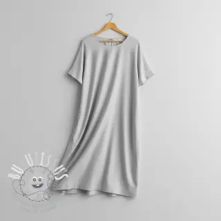Tissu Popeline de coton light grey