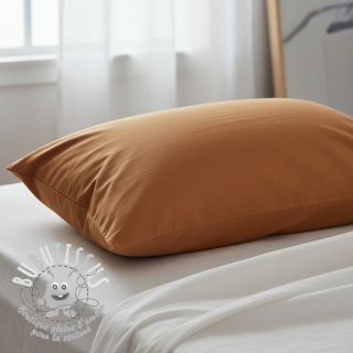 Tissu Popeline de coton rust