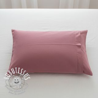Tissu Popeline de coton mauve