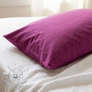 Tissu Popeline de coton violet