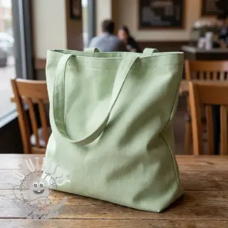 Tissu Popeline de coton light mint