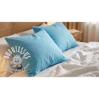 Tissu Popeline de coton sky blue