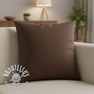 Tissu Popeline de coton dark brown
