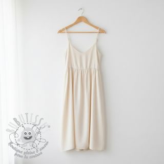 Tissu Popeline de coton ecru