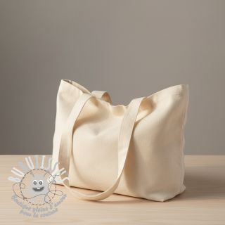 Tissu Popeline de coton ecru