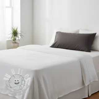 Tissu Popeline de coton dark grey